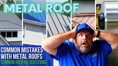 metal roofing mistakes